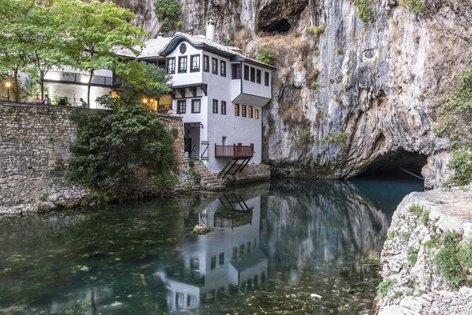 Blagaj Tekija - Historic dervish house by the Buna river spring, 4km from Villa Zulfikar